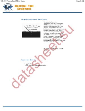 CK-910-0-15VDC datasheet  